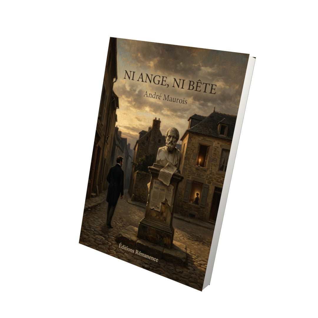 Livre Ni ange, ni bête par André Maurois - Vue 3D - Editions Remanence