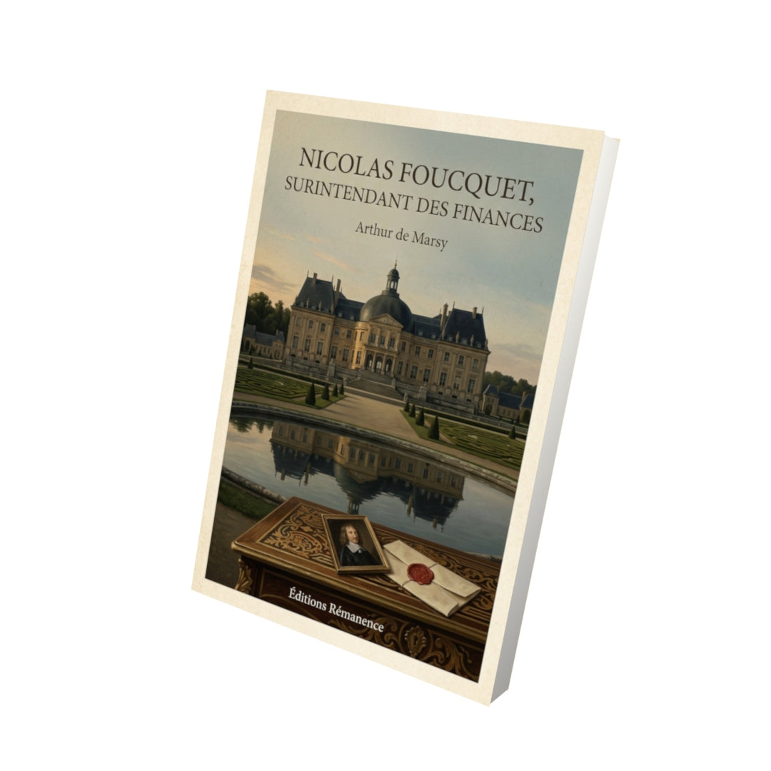 Livre Nicolas Foucquet, surintendant des finances - Arthur de Marsy - Vue 3D - Editions Remanence