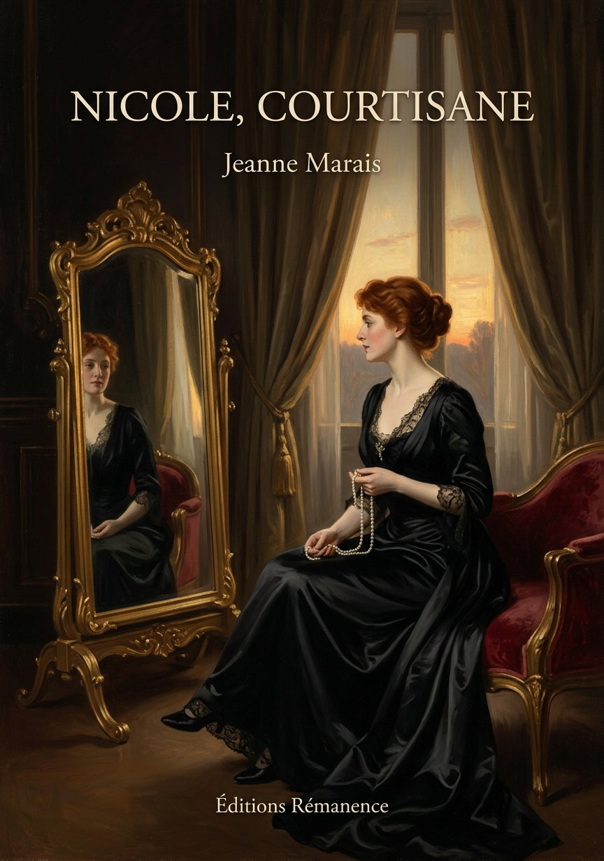 Livre Nicole, courtisane par Jeanne Marais - Couverture - Editions Remanence