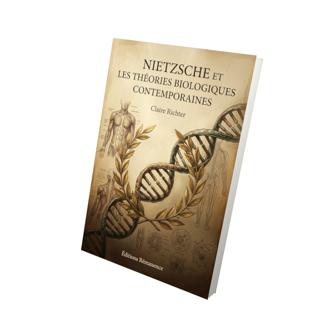 Livre Nietzsche et les théories biologiques contemporaines par Claire Richter - Vue 3D - Editions Remanence