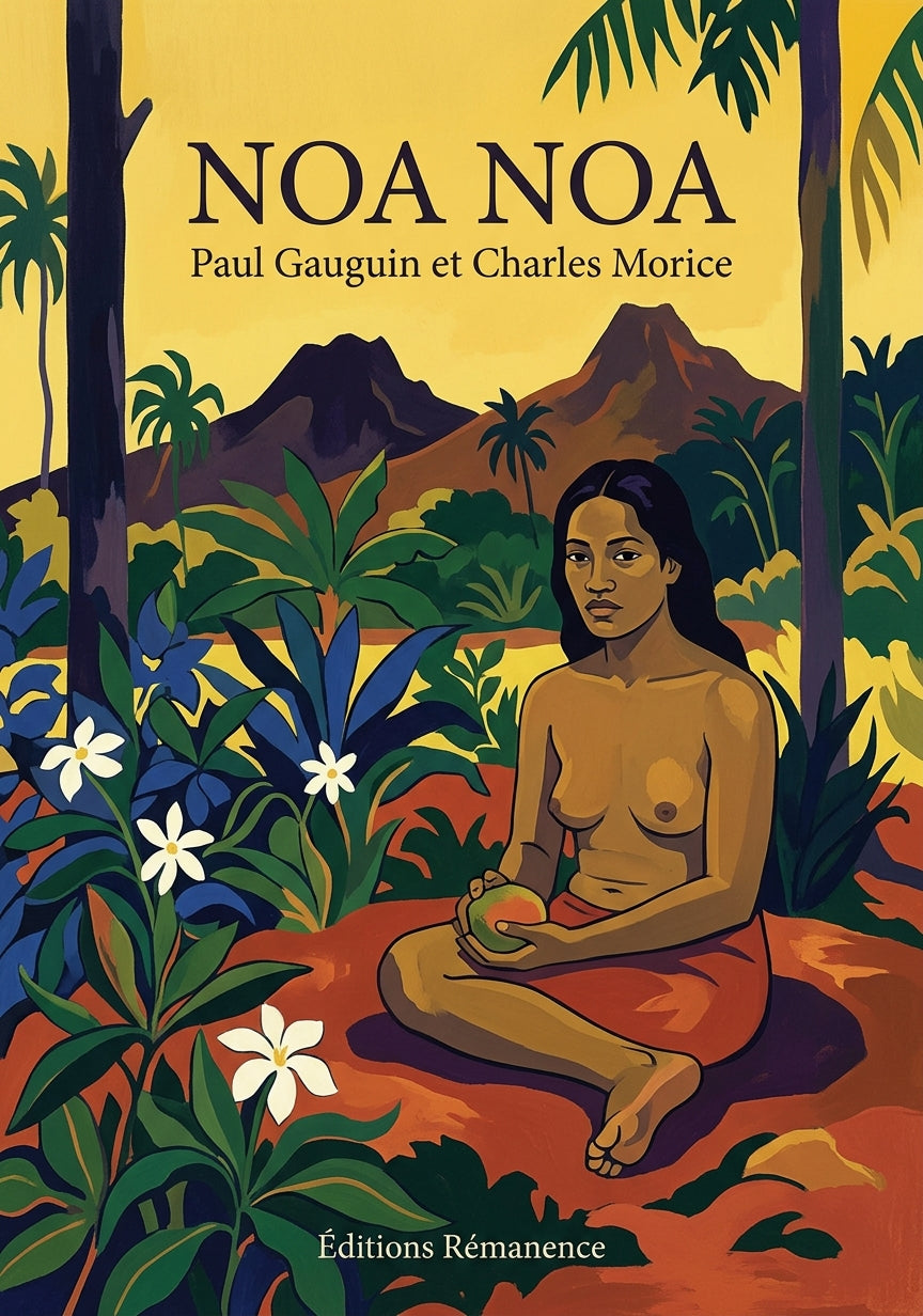 Livre Noa Noa par Paul Gauguin et Charles Morice - Couverture - Editions Remanence