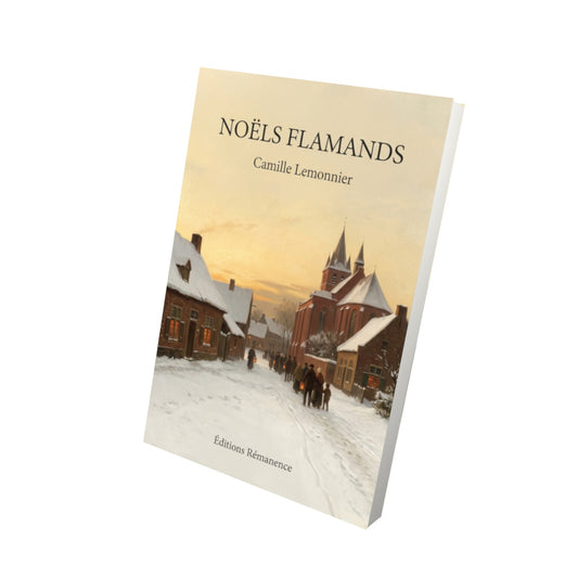 Livre Noëls flamands par Camille Lemonnier - Vue 3D - Editions Remanence