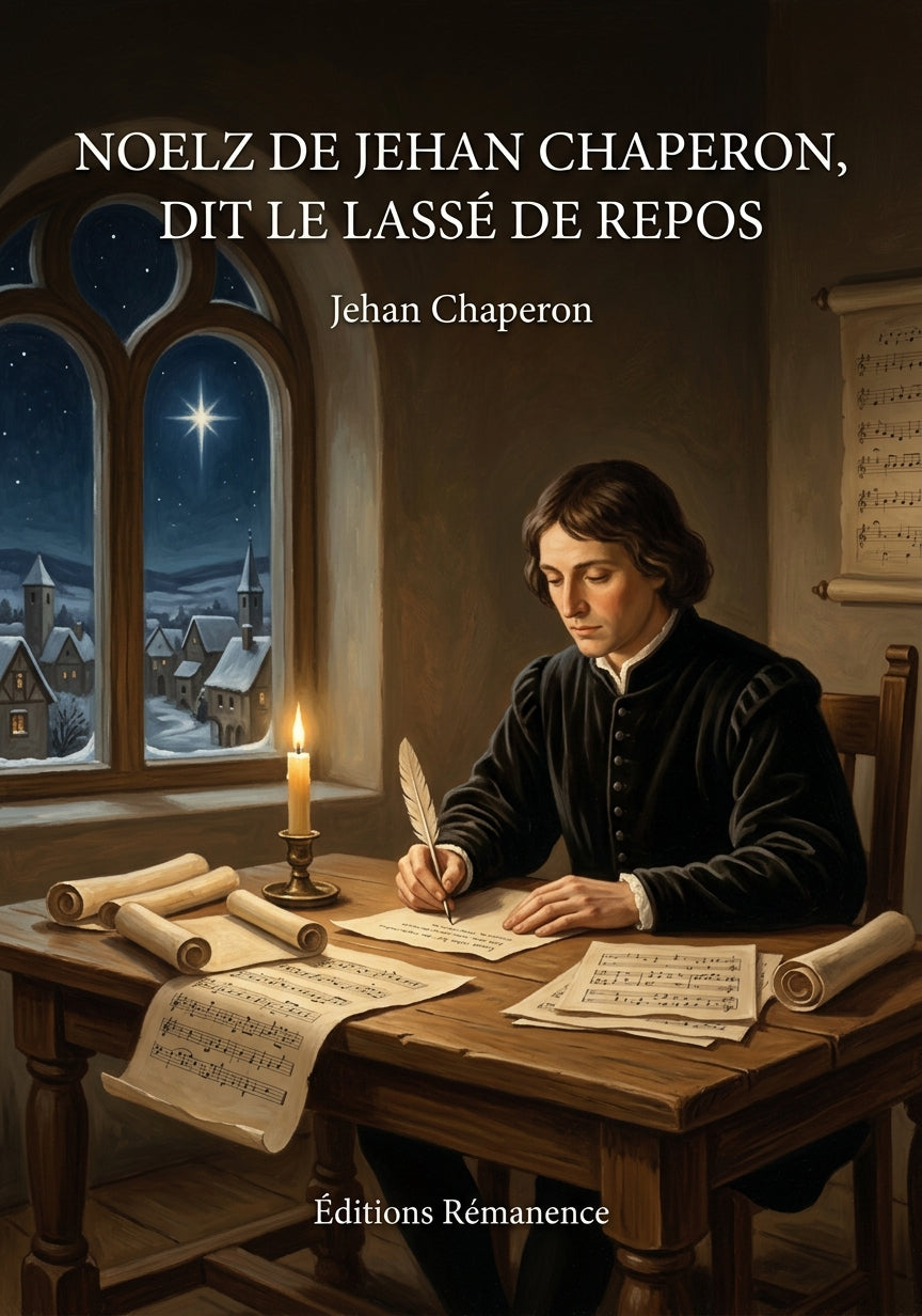 Livre Noelz de Jehan Chaperon, dit le Lassé de repos par Jehan Chaperon - Couverture - Editions Remanence