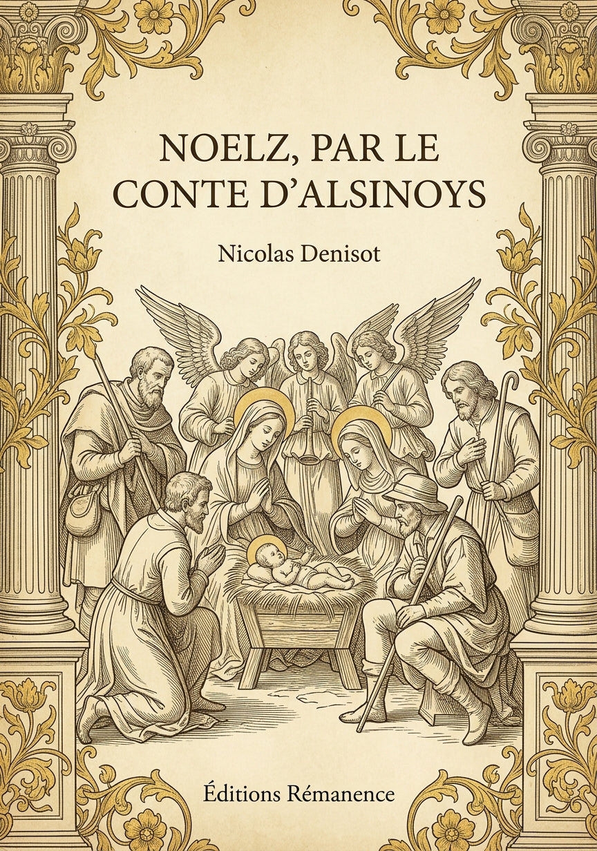 Livre Noelz, par le conte d’Alsinoys par Nicolas Denisot - Couverture - Editions Remanence