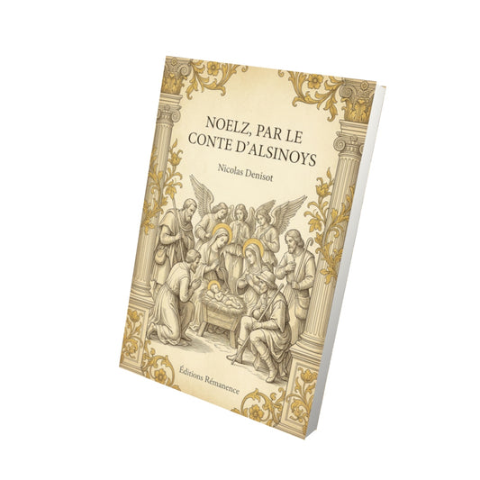 Livre Noelz, par le conte d’Alsinoys par Nicolas Denisot - Vue 3D - Editions Remanence