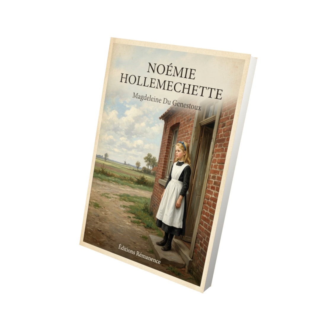 Livre Noémie Hollemechette - Magdeleine Du Genestoux - Vue 3D - Editions Remanence