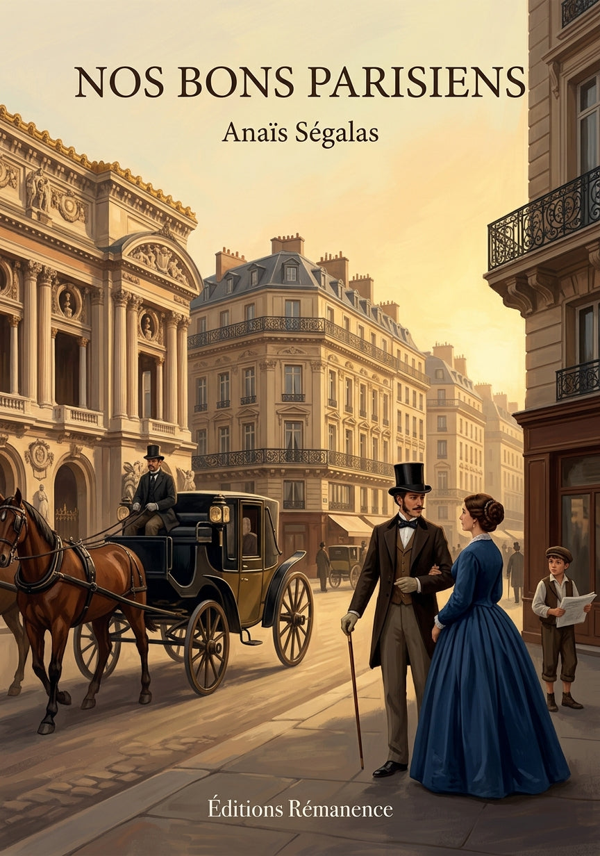 Livre Nos bons parisiens par Anaïs Ségalas - Couverture - Editions Remanence