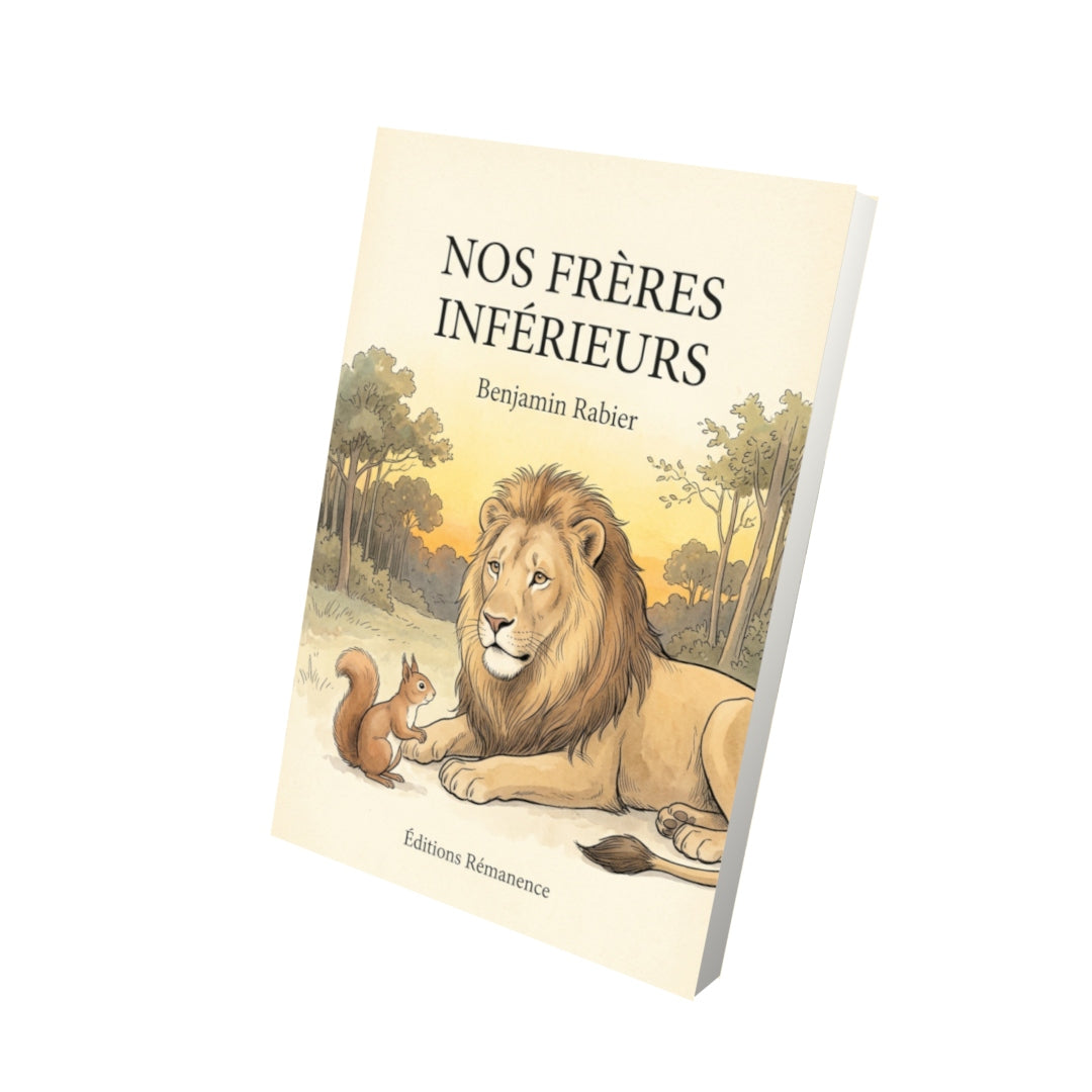 Livre Nos frères inférieurs par Benjamin Rabier - Vue 3D - Editions Remanence