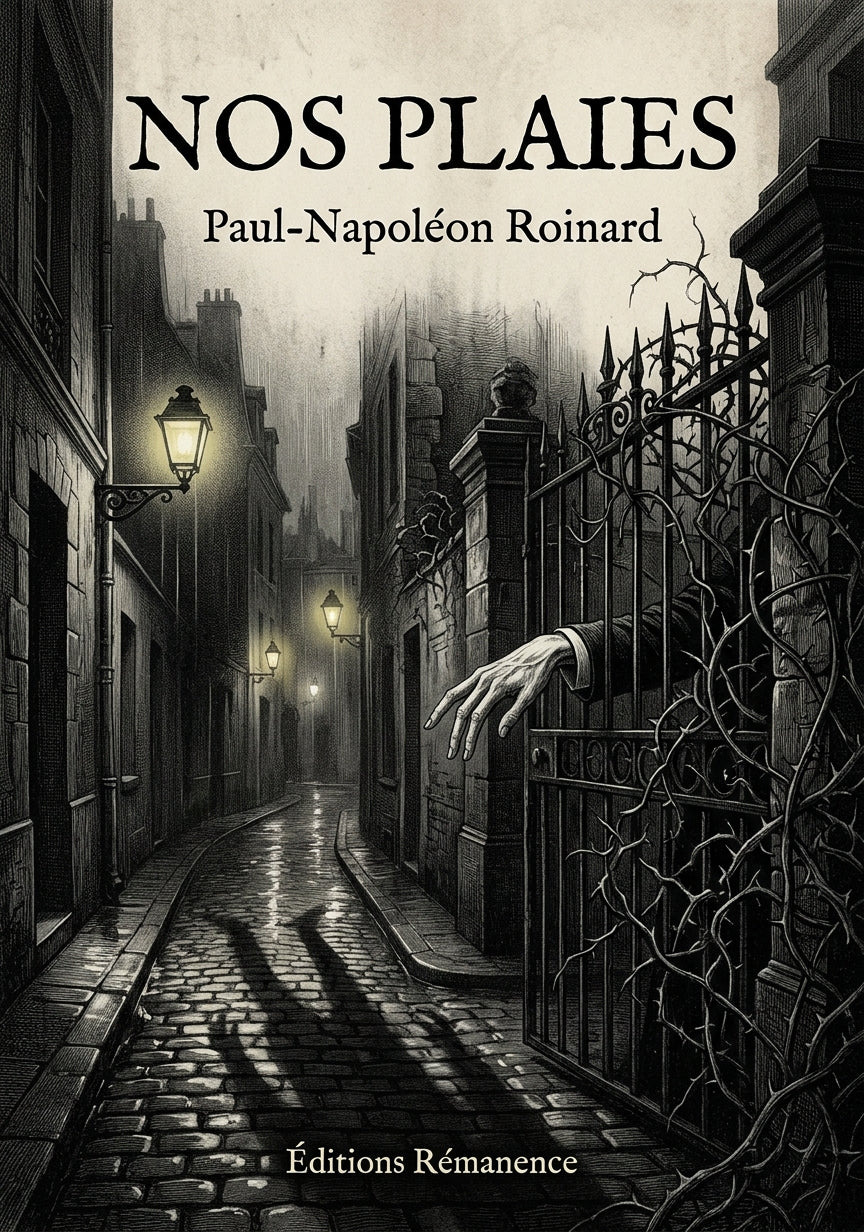 Livre Nos plaies par Paul-Napoléon Roinard - Couverture - Editions Remanence