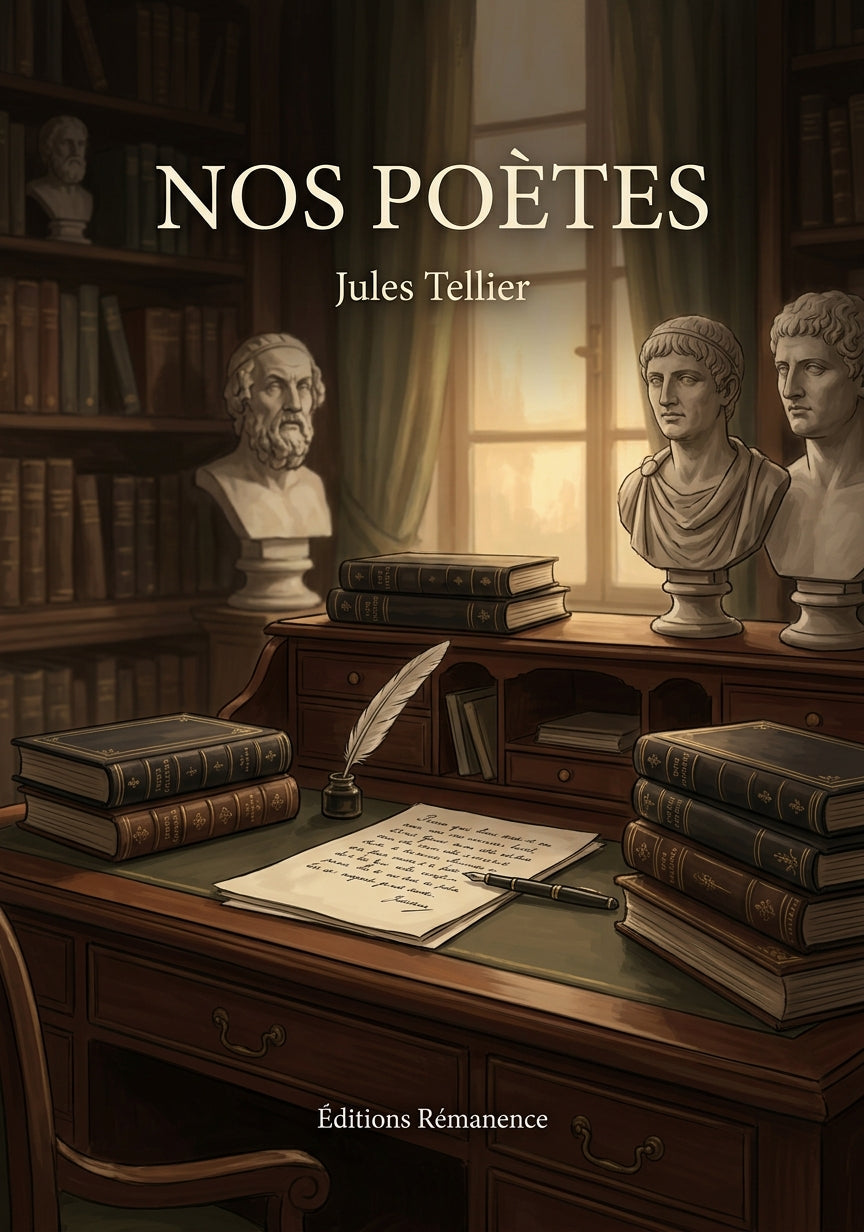 Livre Nos poètes par Jules Tellier - Couverture - Editions Remanence