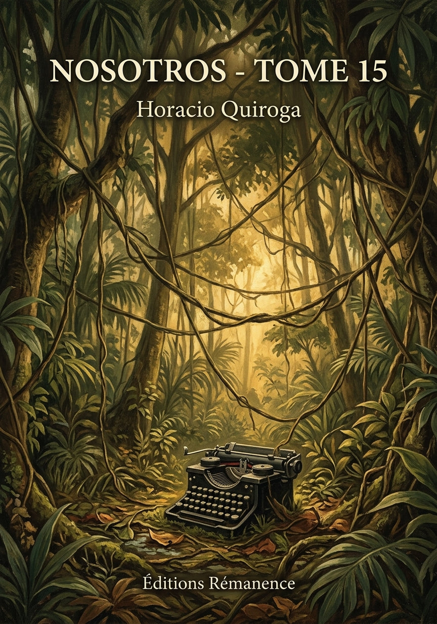 Livre Nosotros - Tome 15 par Horacio Quiroga - Couverture - Editions Remanence