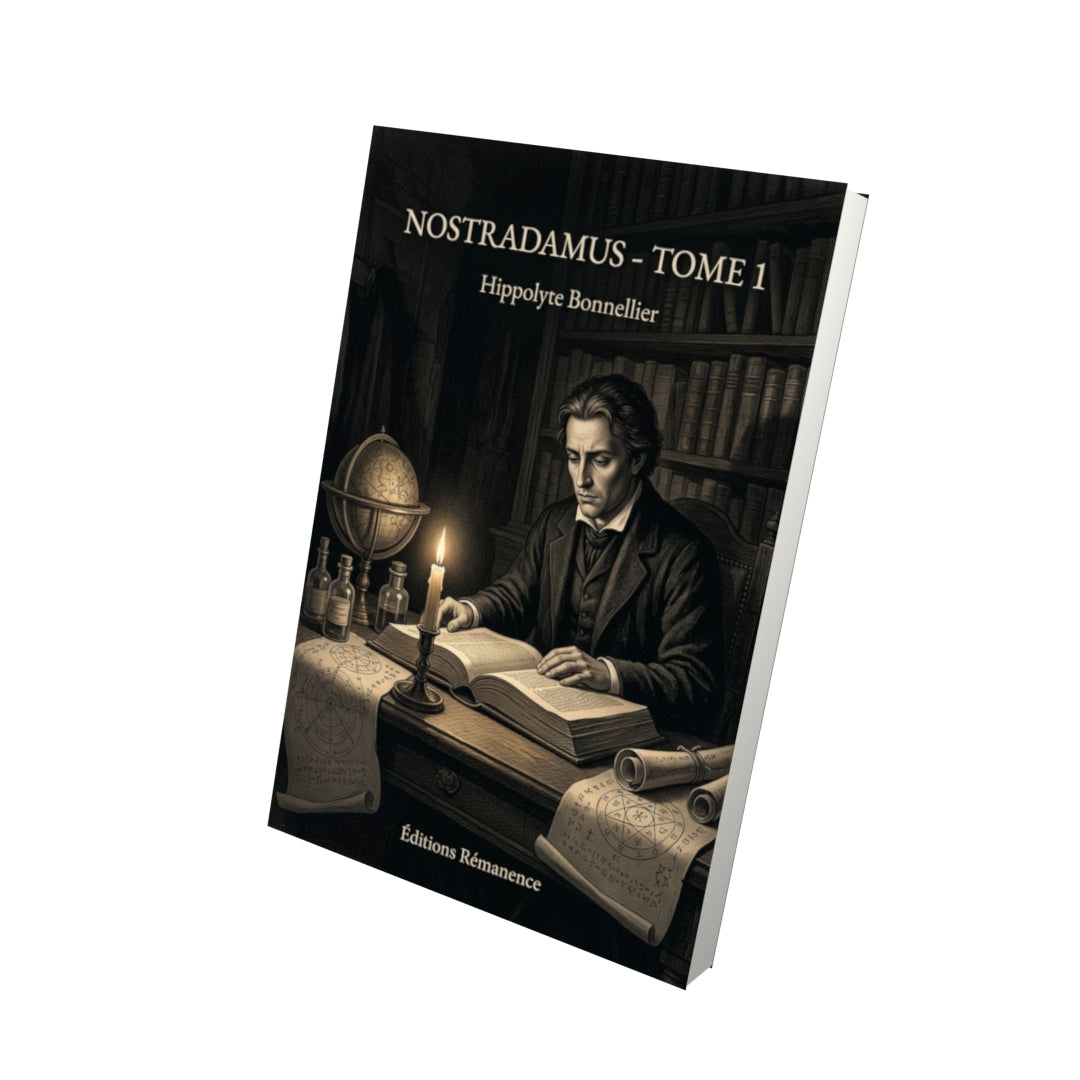 Livre Nostradamus - Tome 1 par Hippolyte Bonnellier - Vue 3D - Editions Remanence
