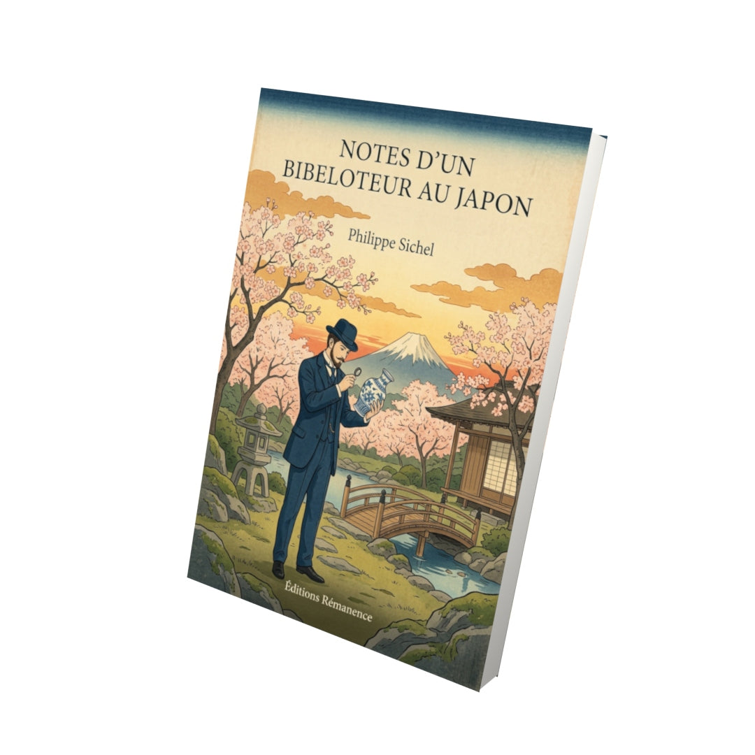 Livre Notes d'un bibeloteur au Japon par Philippe Sichel - Vue 3D - Editions Remanence