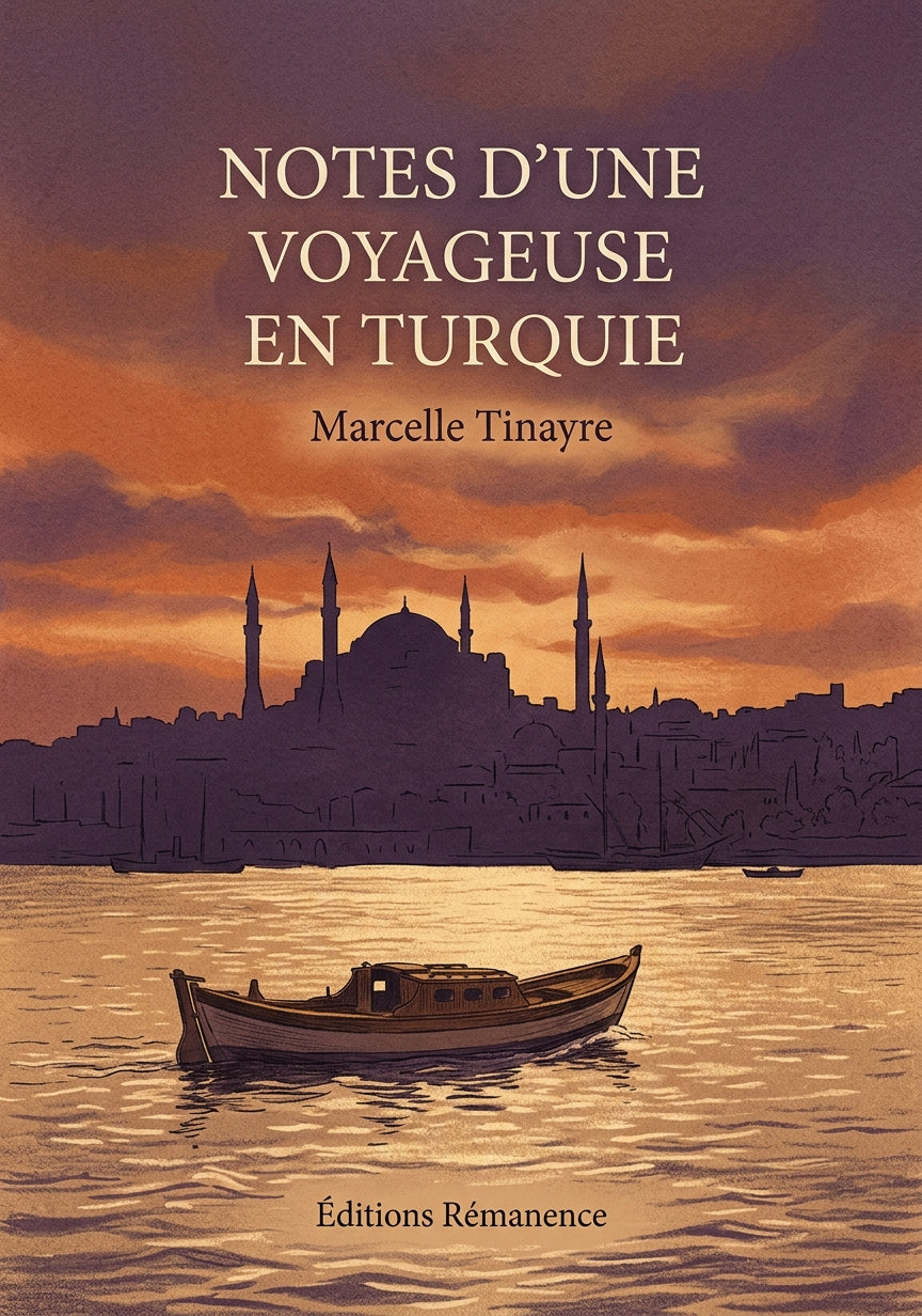 Livre Notes d’une voyageuse en Turquie par Marcelle Tinayre - Couverture - Editions Remanence