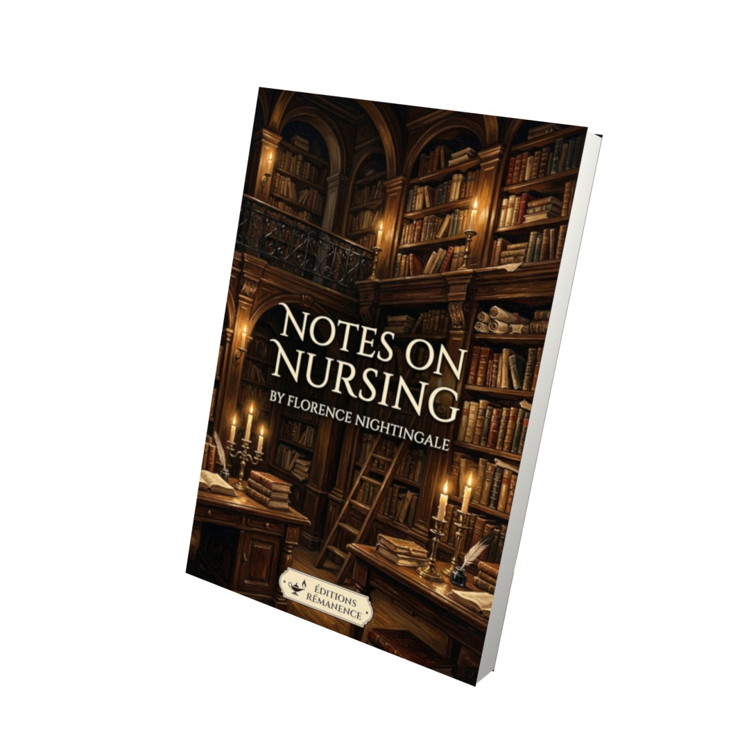 Livre Notes on Nursing – Florence Nightingale - Vue 3D - Editions Remanence