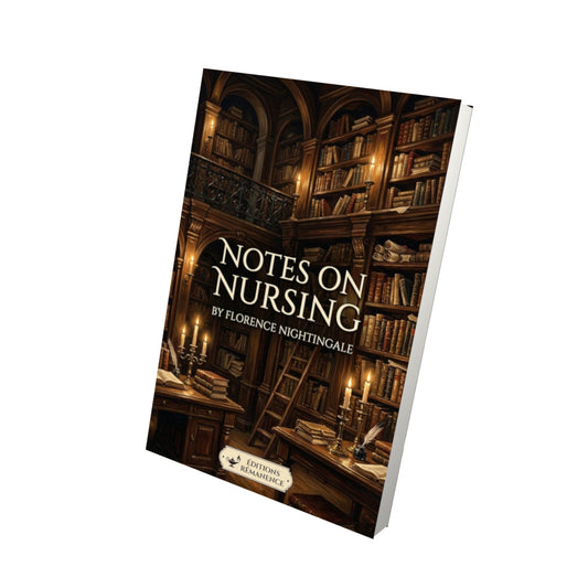 Livre Notes on Nursing – Florence Nightingale - Vue 3D - Editions Remanence