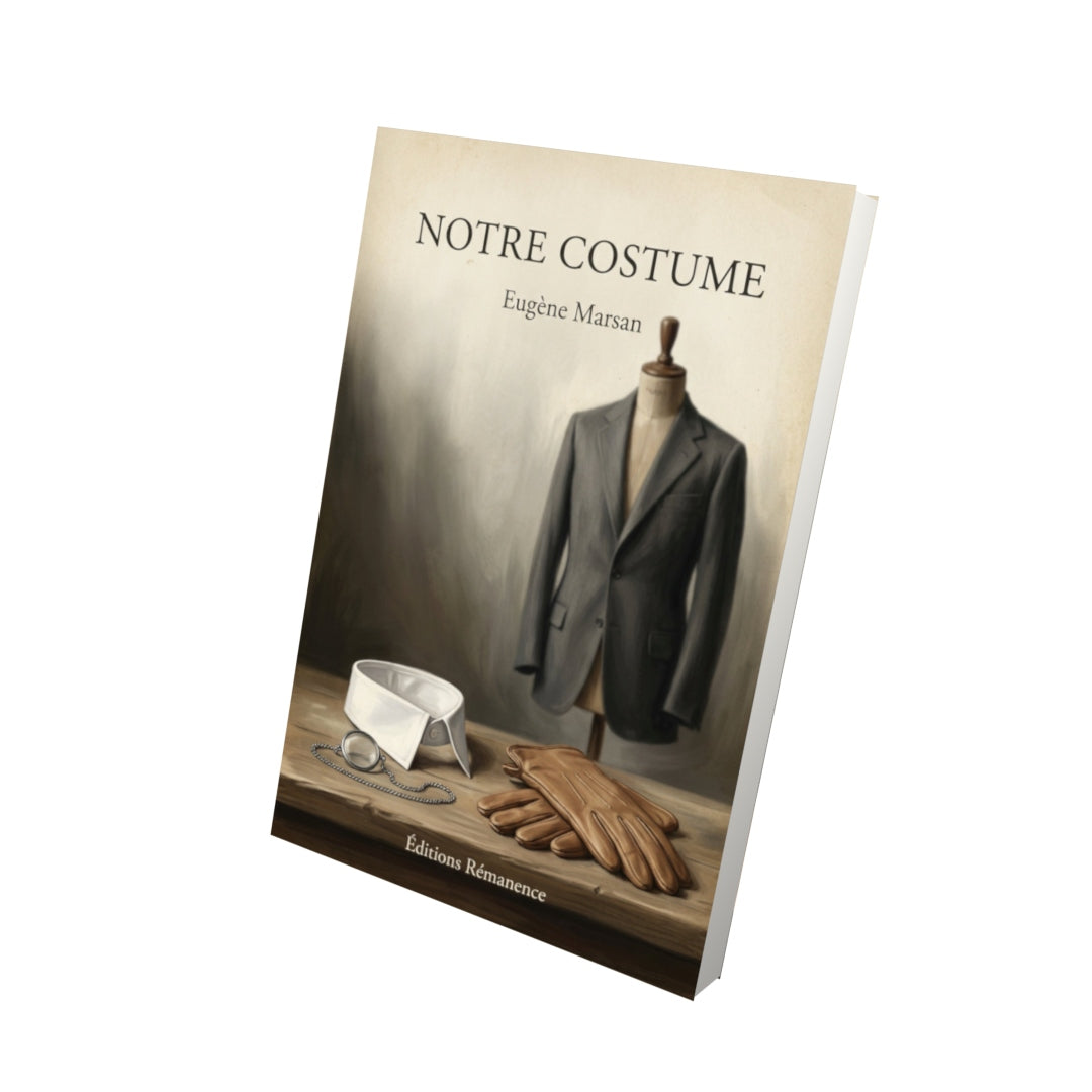 Livre Notre costume - Eugène Marsan - Vue 3D - Editions Remanence