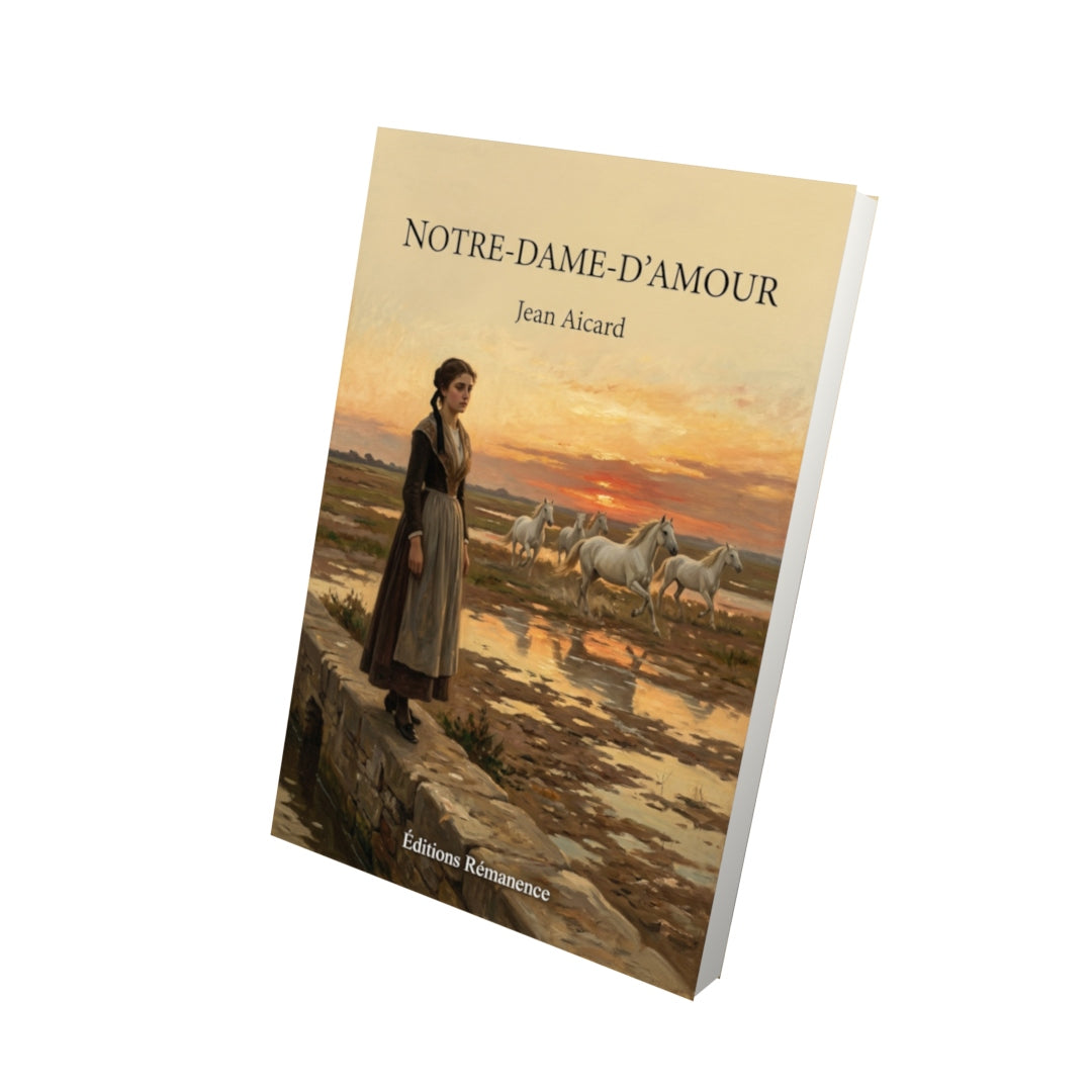 Livre Notre-Dame-d’Amour par Jean Aicard - Vue 3D - Editions Remanence