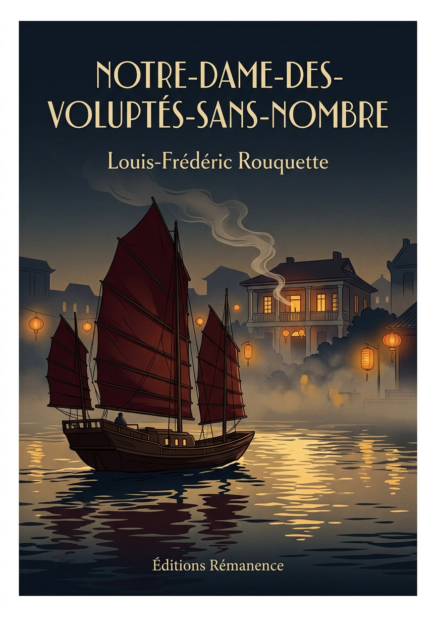 Livre Notre-Dame-des-Voluptés-sans-nombre par Louis-Frédéric Rouquette - Couverture - Editions Remanence