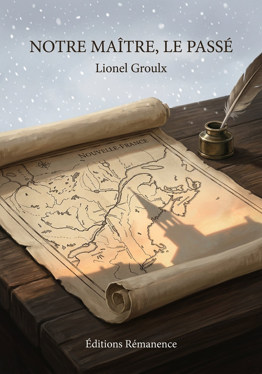 Livre Notre maître, le passé par Lionel Groulx - Couverture - Editions Remanence