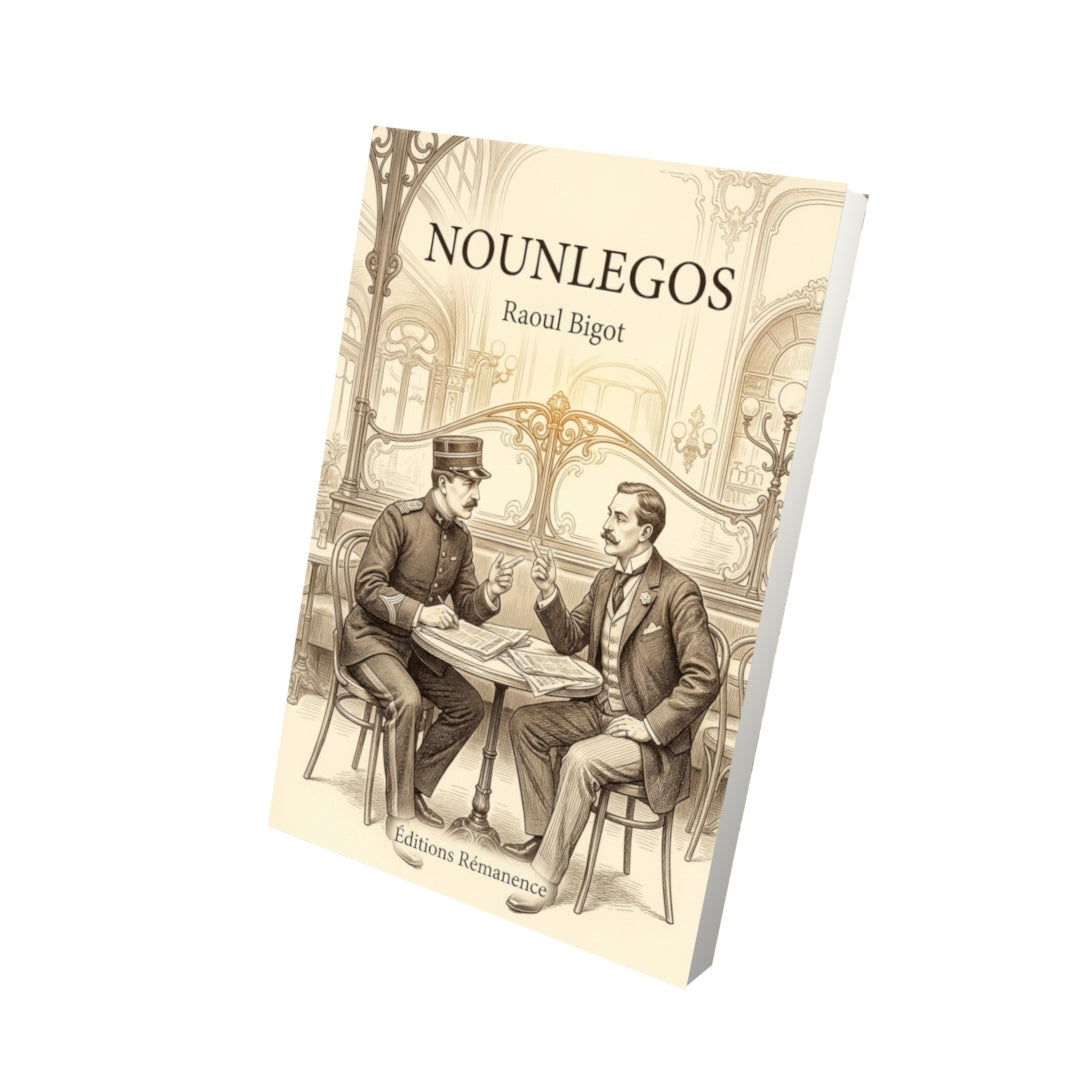 Livre Nounlegos par Raoul Bigot - Vue 3D - Editions Remanence
