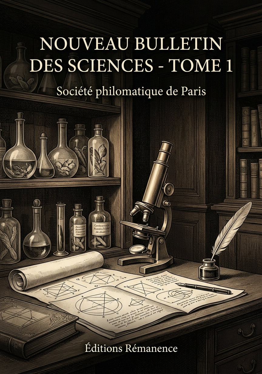 Livre Nouveau Bulletin des Sciences - Tome 1 par Société philomatique de Paris - Couverture - Editions Remanence