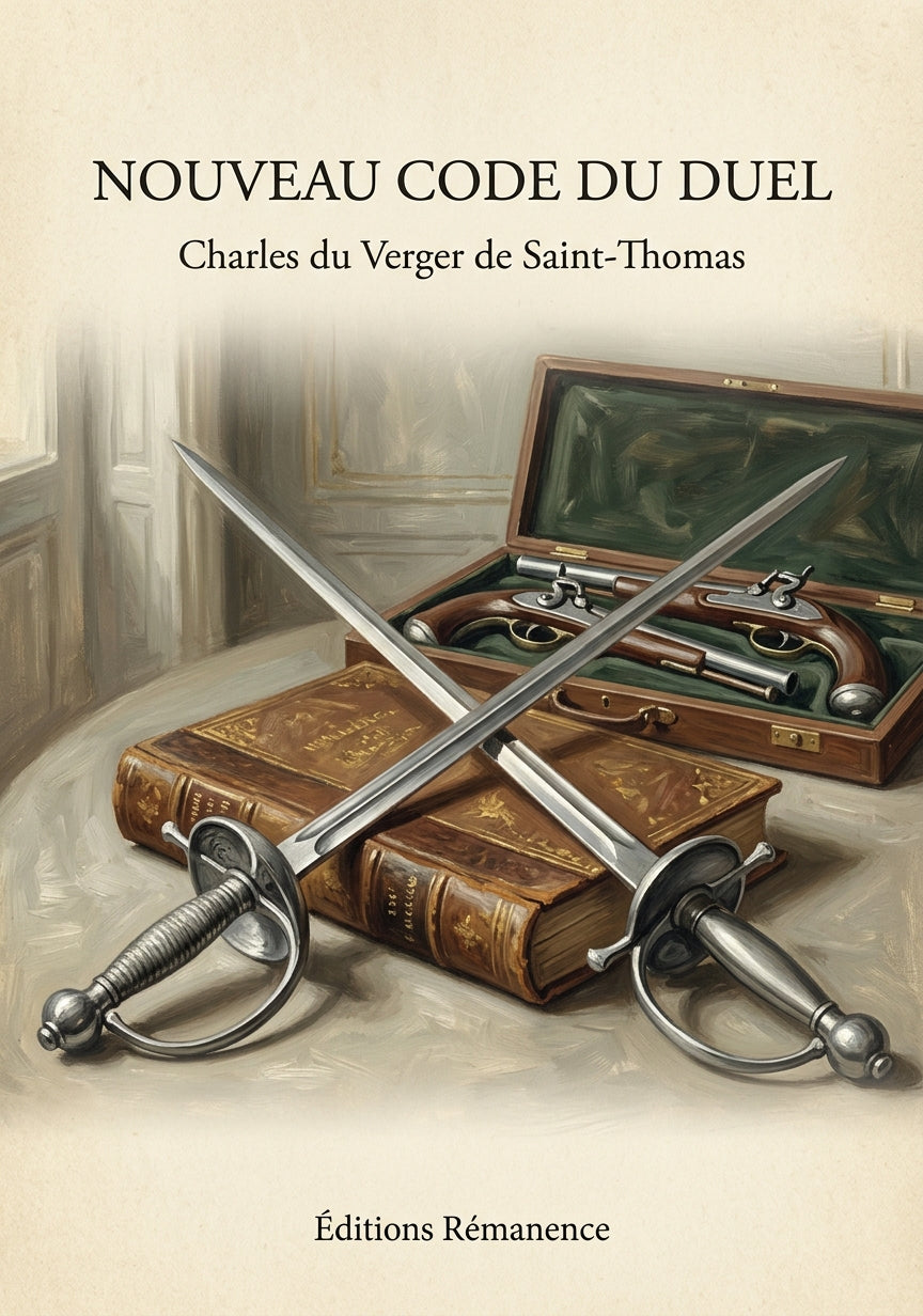 Nouveau Code du Duel - Charles du Verger de Saint-Thomas (Couverture)