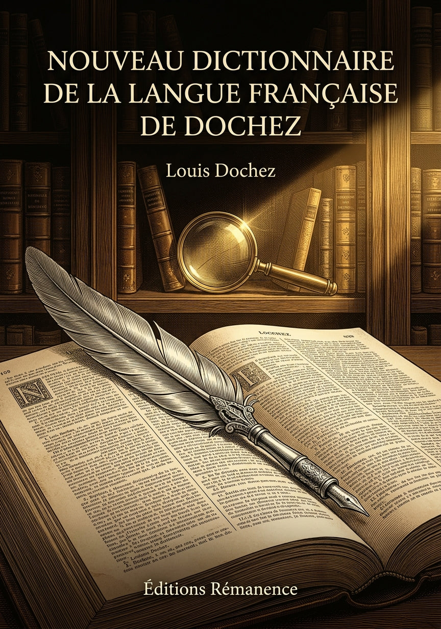 Livre Nouveau dictionnaire de la langue française de Dochez par Louis Dochez - Couverture - Editions Remanence