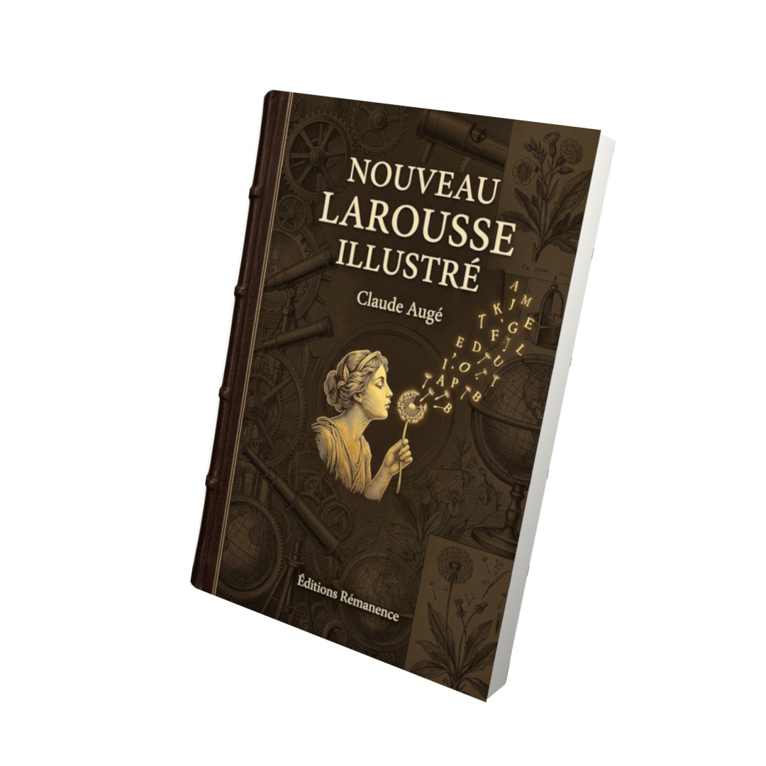 Livre Nouveau Larousse illustré par Claude Augé - Vue 3D - Editions Remanence