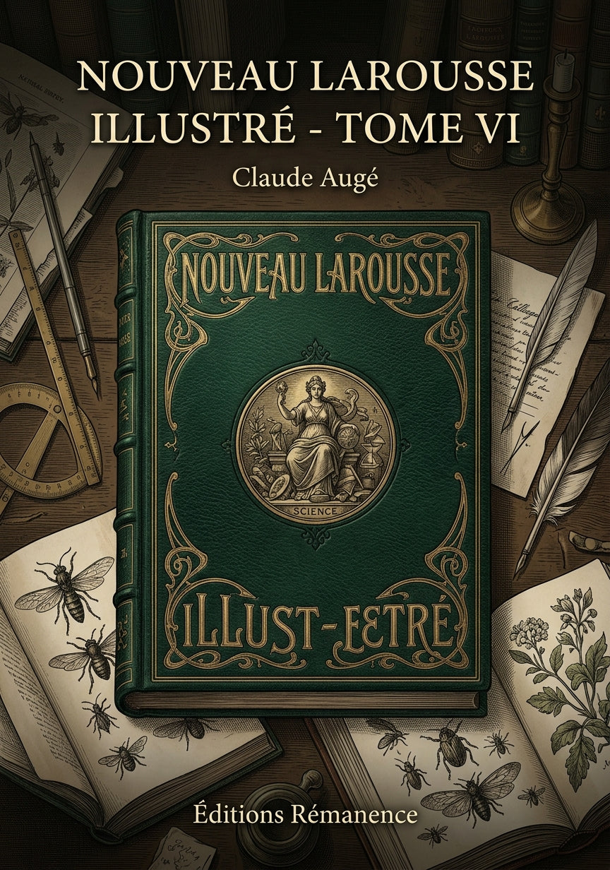 Livre Nouveau Larousse illustré - Tome VI par Claude Augé - Couverture - Editions Remanence