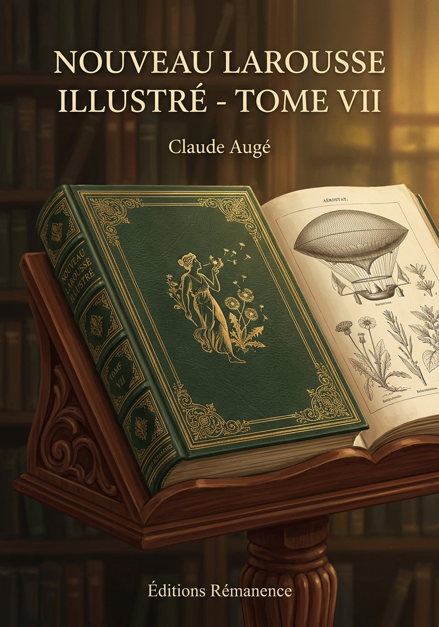 Livre Nouveau Larousse illustré - Tome VII par Claude Augé - Couverture - Editions Remanence