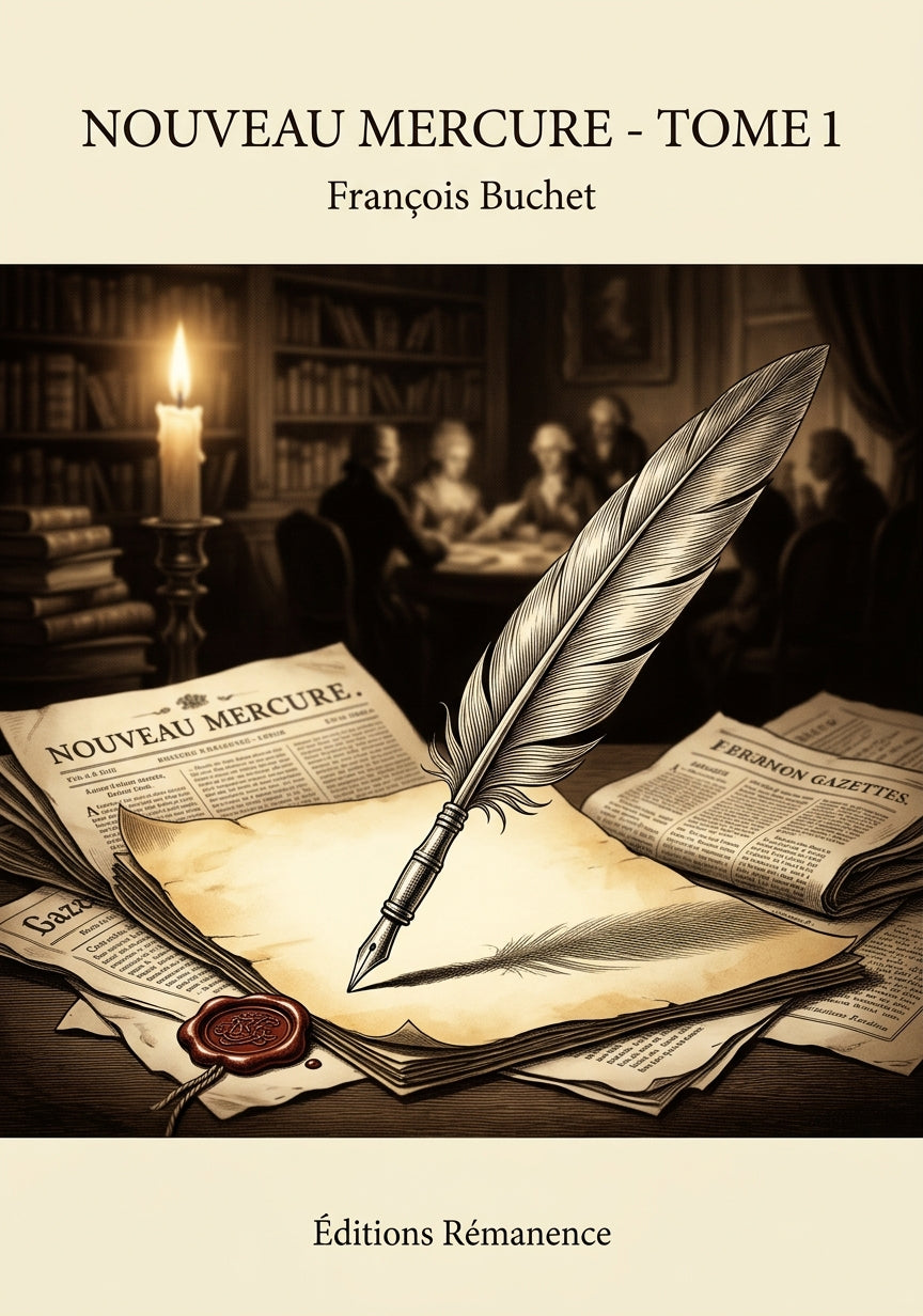 Livre Nouveau Mercure - Tome 1 par François Buchet - Couverture - Editions Remanence