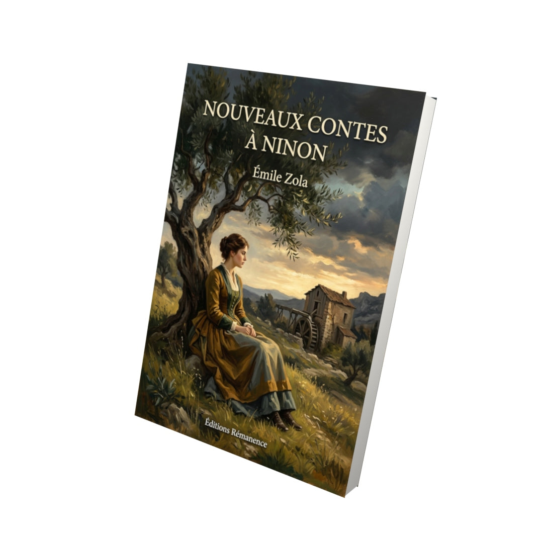 Livre Nouveaux contes à Ninon par Émile Zola - Vue 3D - Editions Remanence