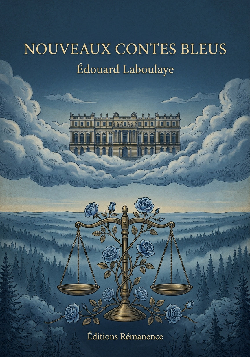 Nouveaux contes bleus - Édouard Laboulaye (Couverture)