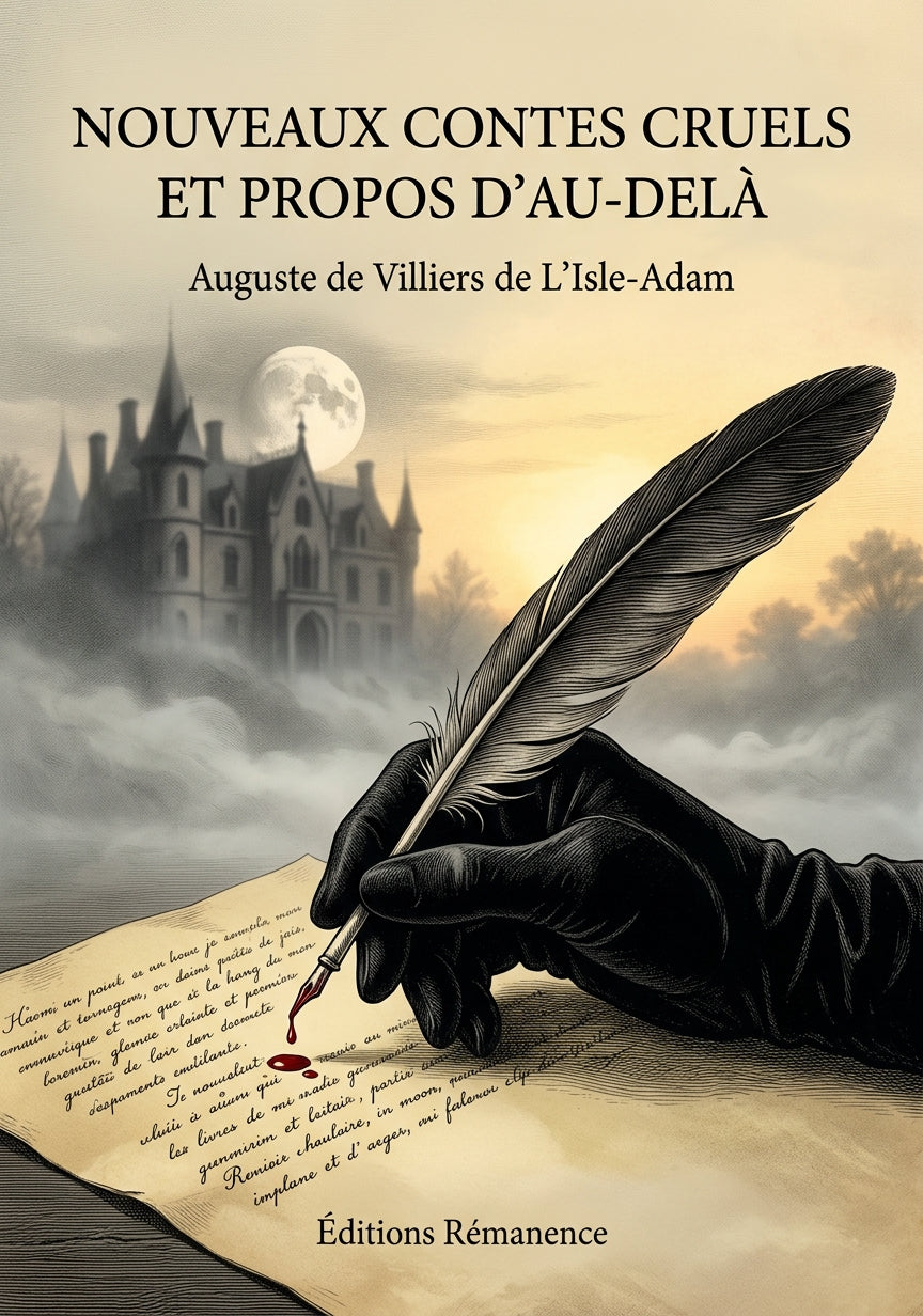 Livre Nouveaux Contes cruels et Propos d’au-delà par Auguste de Villiers de L’Isle-Adam - Couverture - Editions Remanence