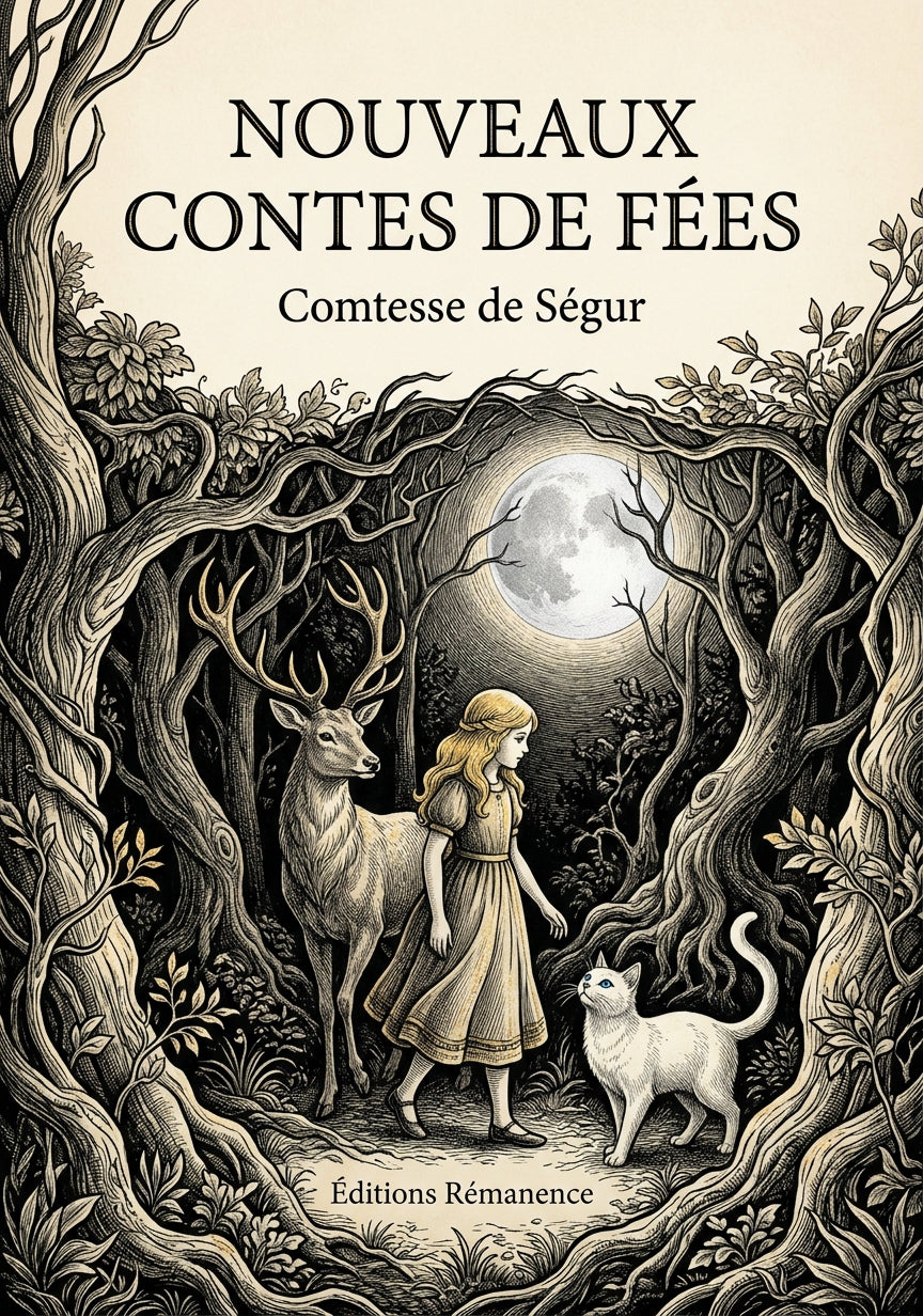 Livre Nouveaux Contes de fées par Comtesse de Ségur - Couverture - Editions Remanence