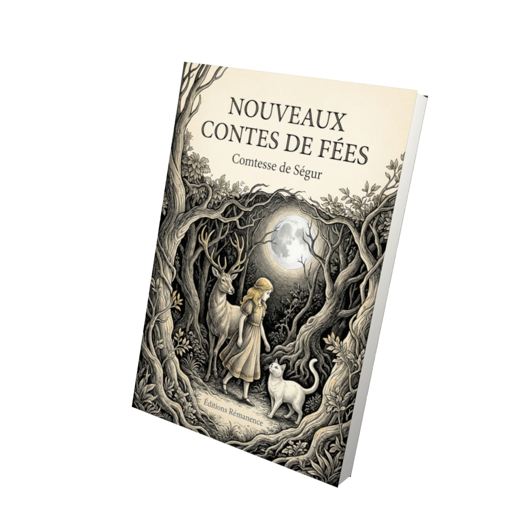 Livre Nouveaux Contes de fées par Comtesse de Ségur - Vue 3D - Editions Remanence