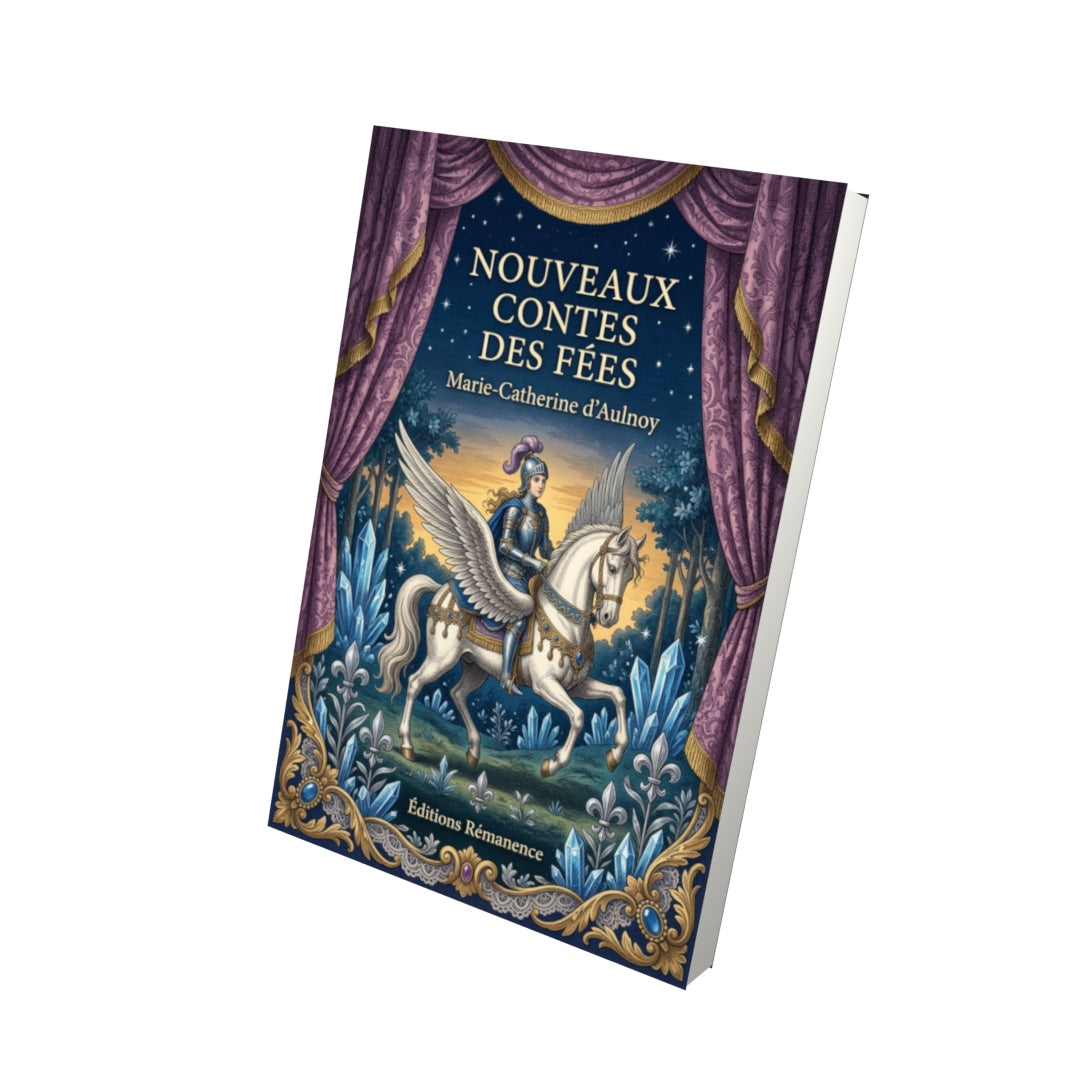Livre Nouveaux contes des fées par Marie-Catherine d’Aulnoy - Vue 3D - Editions Remanence