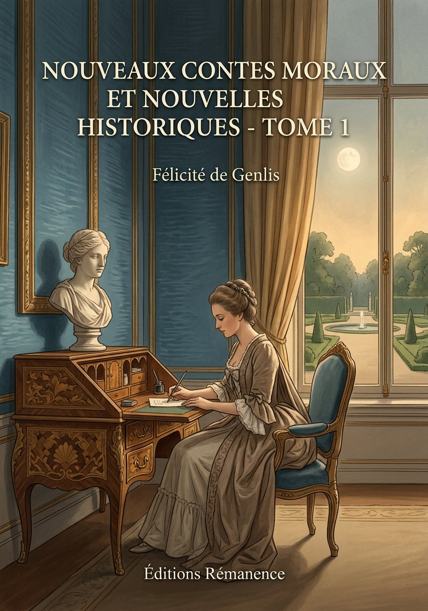 Livre Nouveaux contes moraux et nouvelles historiques - Tome 1 par Félicité de Genlis - Couverture - Editions Remanence