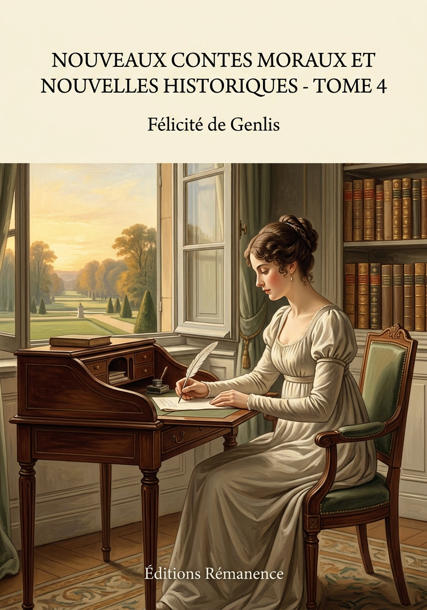 Livre Nouveaux contes moraux et nouvelles historiques - Tome 4 par Félicité de Genlis - Couverture - Editions Remanence
