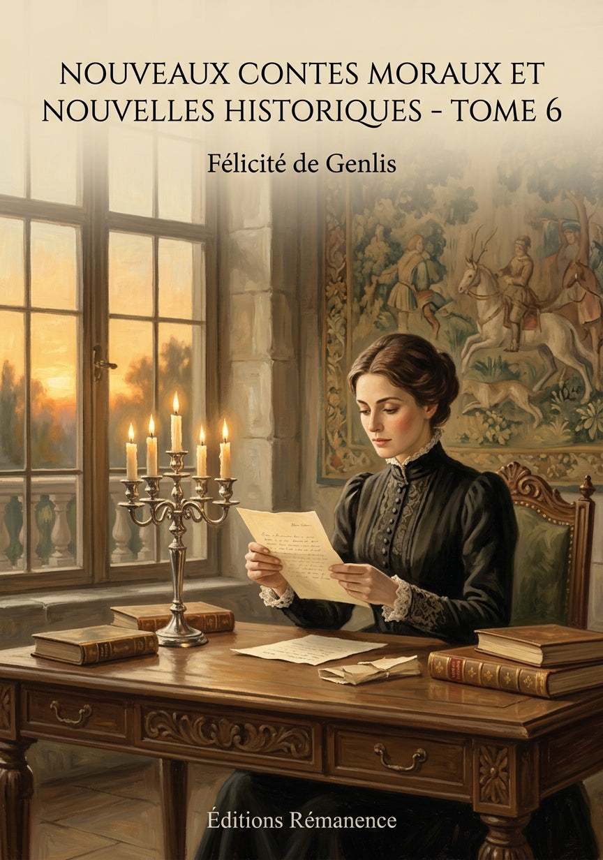 Livre Nouveaux contes moraux et nouvelles historiques - Tome 6 par Félicité de Genlis - Couverture - Editions Remanence
