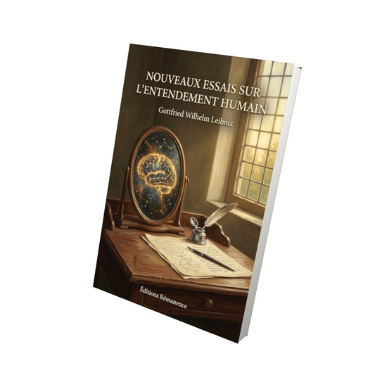 Livre Nouveaux Essais sur l’entendement humain par Gottfried Wilhelm Leibniz - Vue 3D - Editions Remanence
