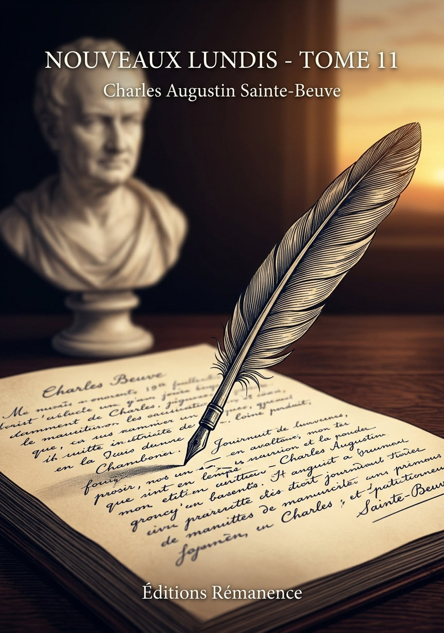 Livre Nouveaux lundis - Tome 11 par Charles Augustin Sainte-Beuve - Couverture - Editions Remanence