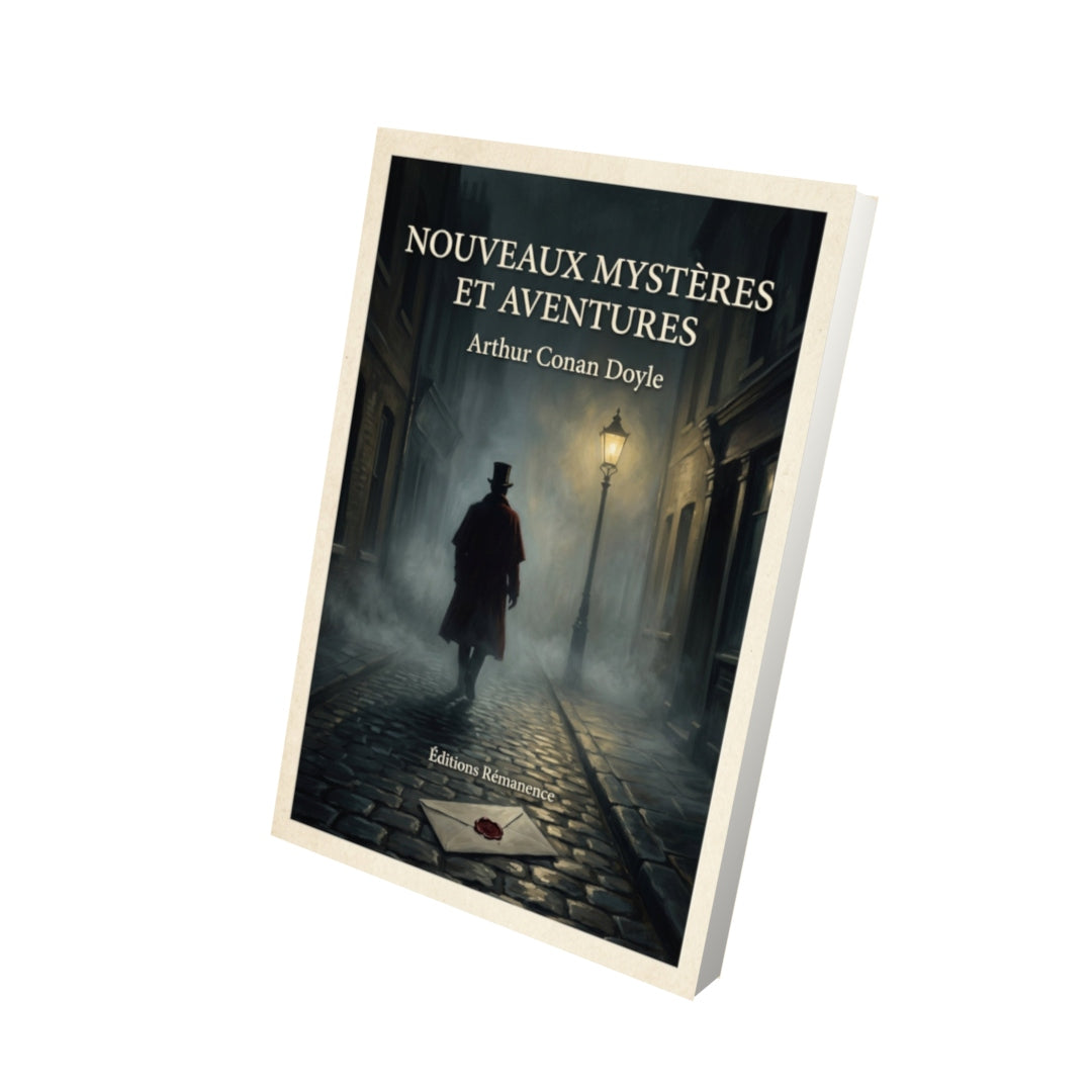 Livre Nouveaux mystères et aventures - Arthur Conan Doyle - Vue 3D - Editions Remanence