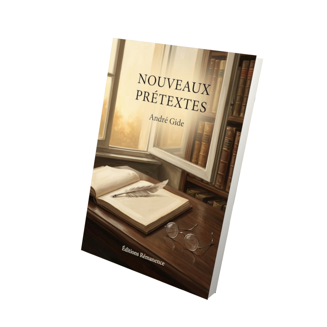 Livre Nouveaux Prétextes par André Gide - Vue 3D - Editions Remanence