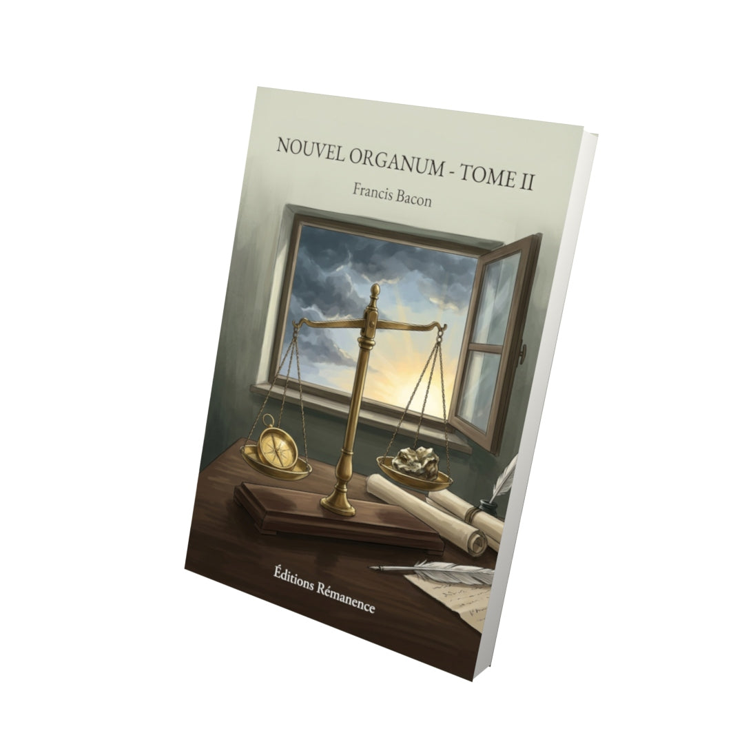 Livre Nouvel Organum - Tome II par Francis Bacon - Vue 3D - Editions Remanence