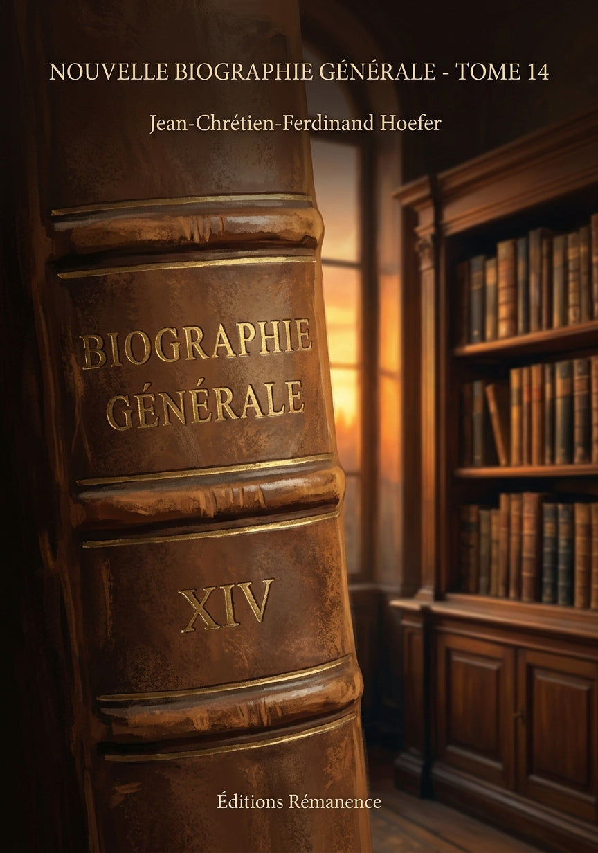 Livre Nouvelle Biographie générale - Tome 14 par Jean-Chrétien-Ferdinand Hoefer - Couverture - Editions Remanence