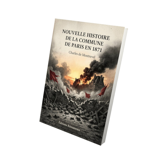 Livre Nouvelle histoire de la Commune de Paris en 1871 - Charles de Montrevel - Vue 3D - Editions Remanence
