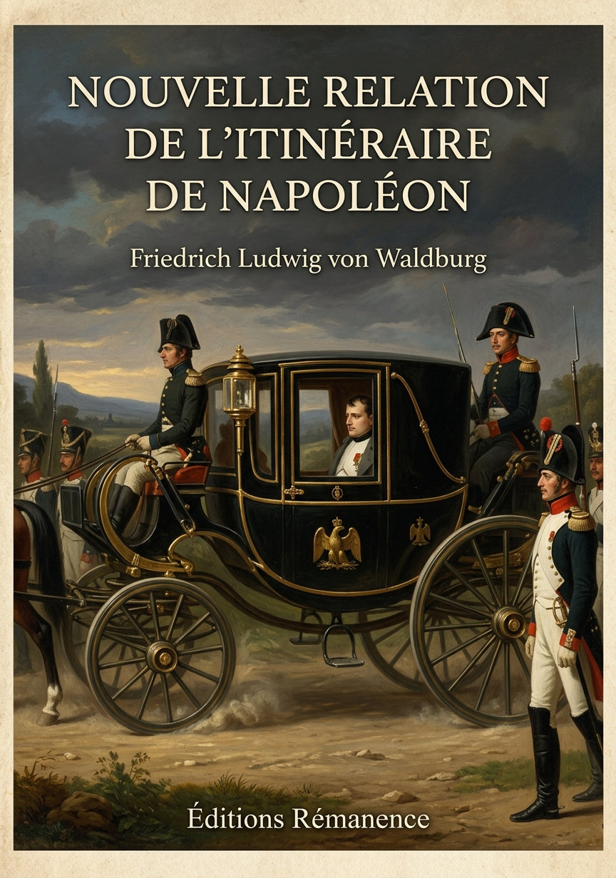 Nouvelle relation de l'itinéraire de Napoléon - Friedrich Ludwig von Waldburg (Couverture)