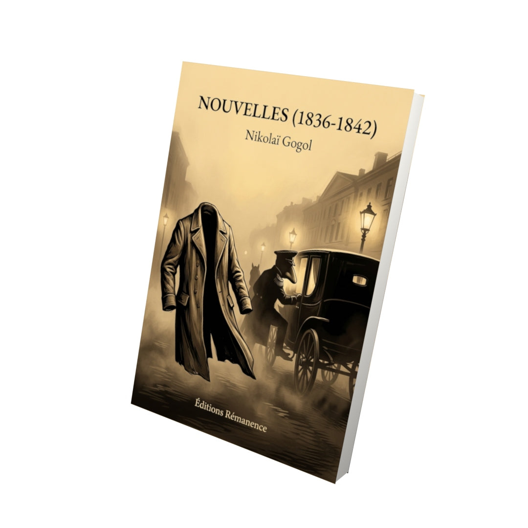 Livre Nouvelles (1836-1842) par Nikolaï Gogol - Vue 3D - Editions Remanence